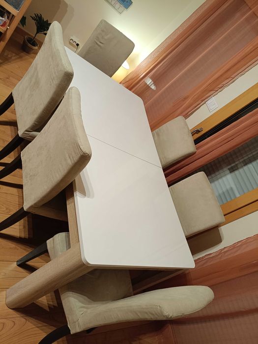 Mesa da sala extensível