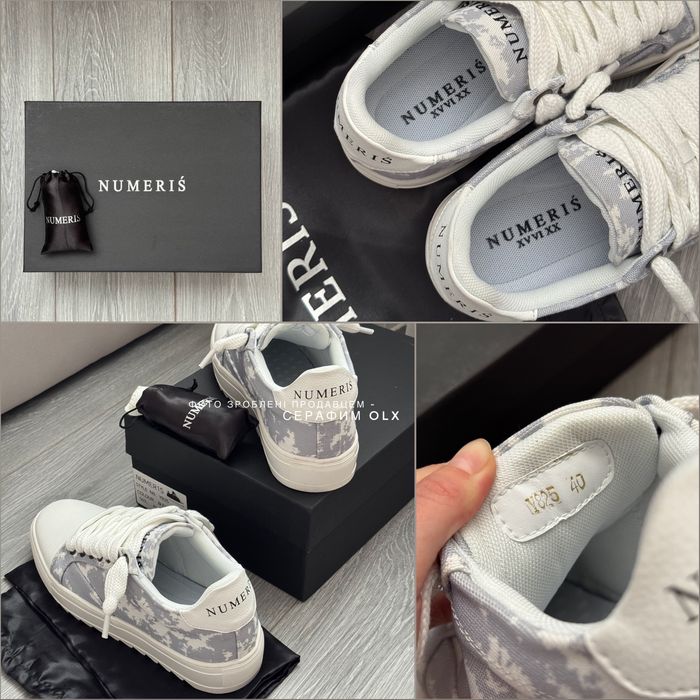 Оригинал мужские Numeris Atelier Canvas grey denim (NEW IN BOX)