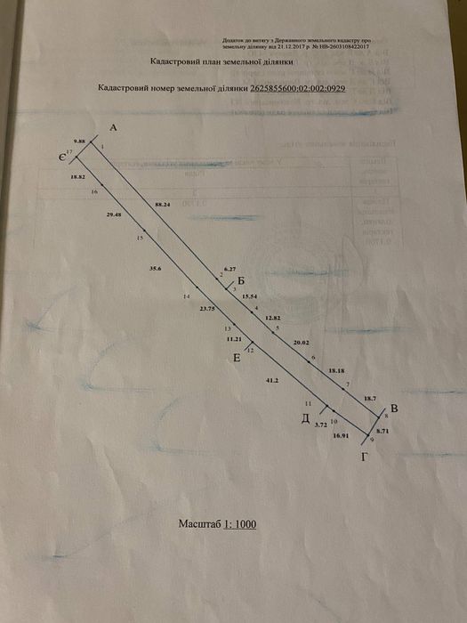 Продається земельну ділянку в смт Лисець  під будівництво