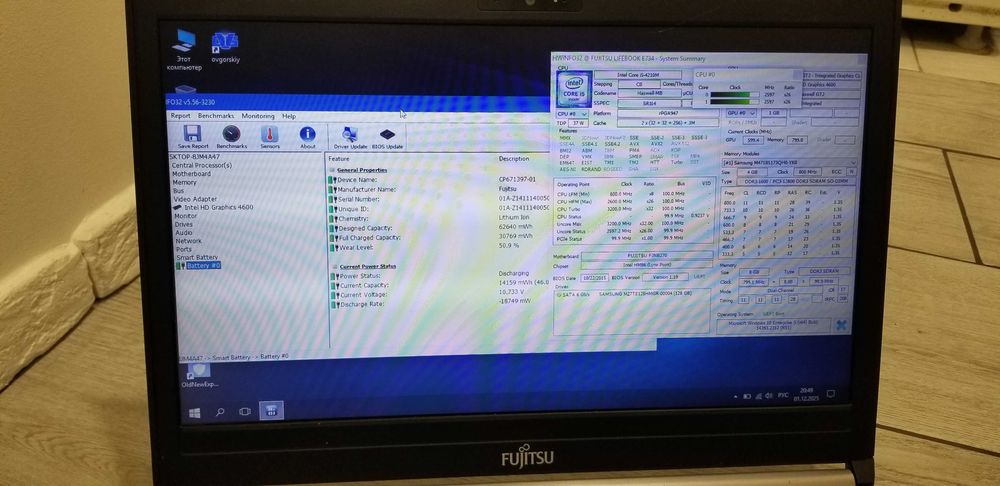 Ноутбук Fujitsu Lifebook E734 / Intel Core i5-4210M/8 /128 Gb