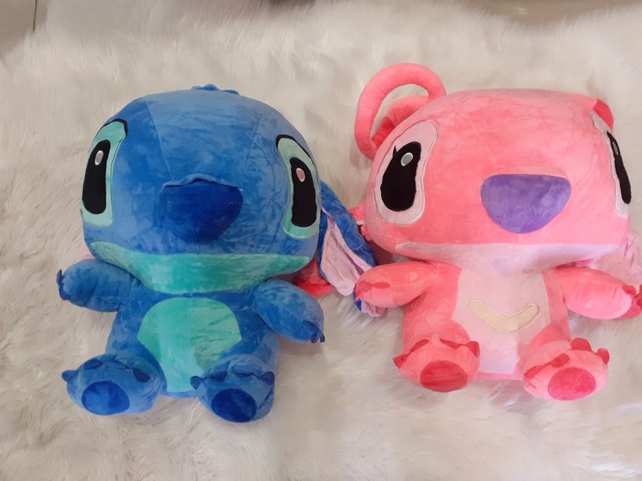 Peluches Stitch rosa e azul