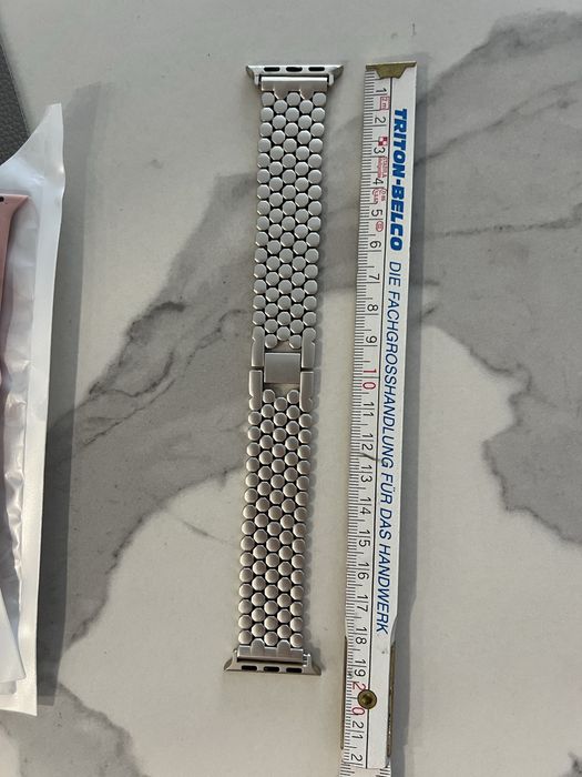 Damski pasek ze stali nierdzewnej do Apple watch 38/40/41