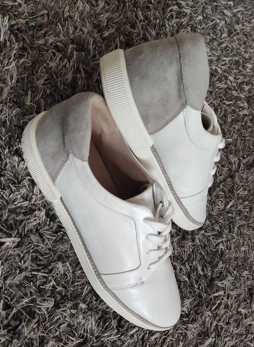 Skórzane półbuty sneakersy