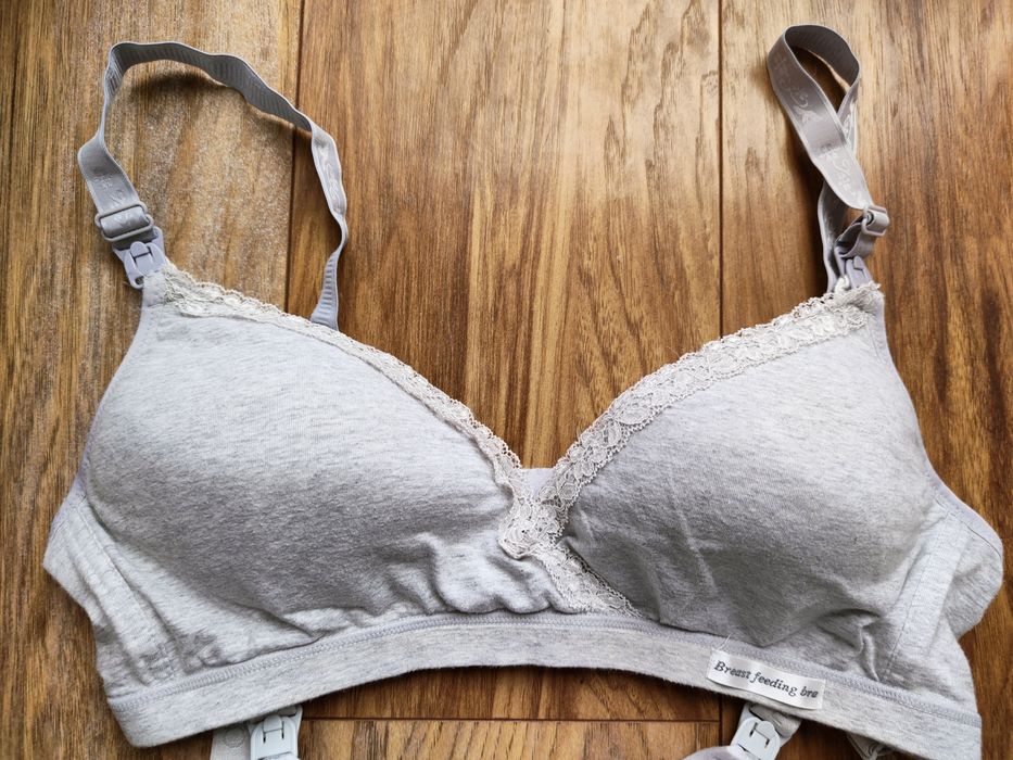 Zestaw biustonosz stanik do karmienia piersią 80D