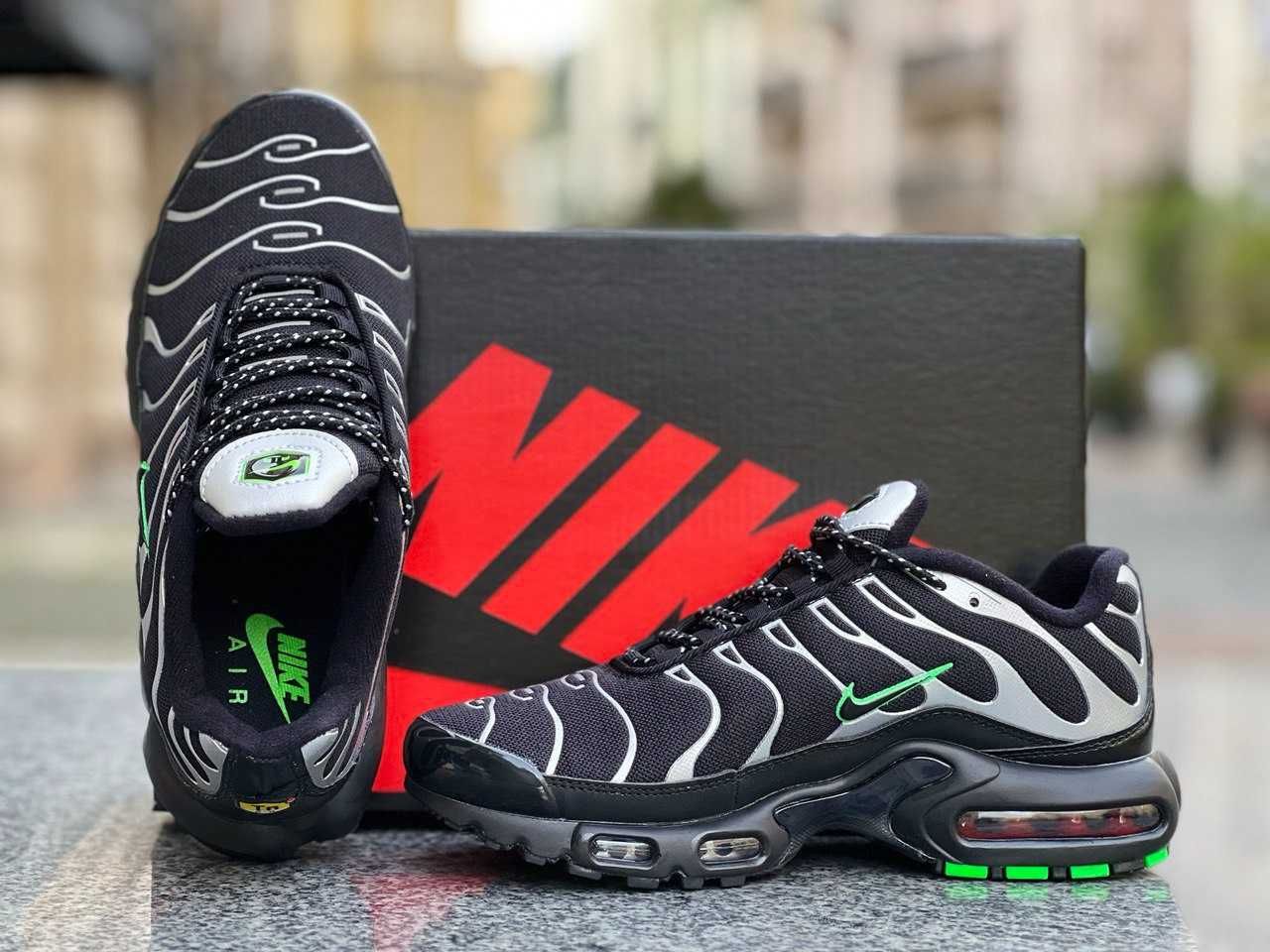 Nike Air Max Plus TN Black Silver Green 35 46 2 270 Olx