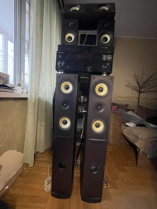 Система домашнього кінотеатру Pioneer 5.0 + Ресивер VSX-1020 + Dune HD