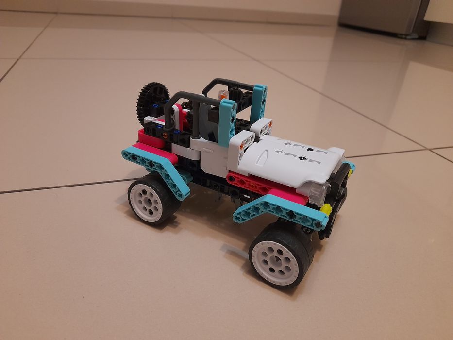 Klocki lego CLementoni Jeep Safari 50123 labolatorium mechaniki