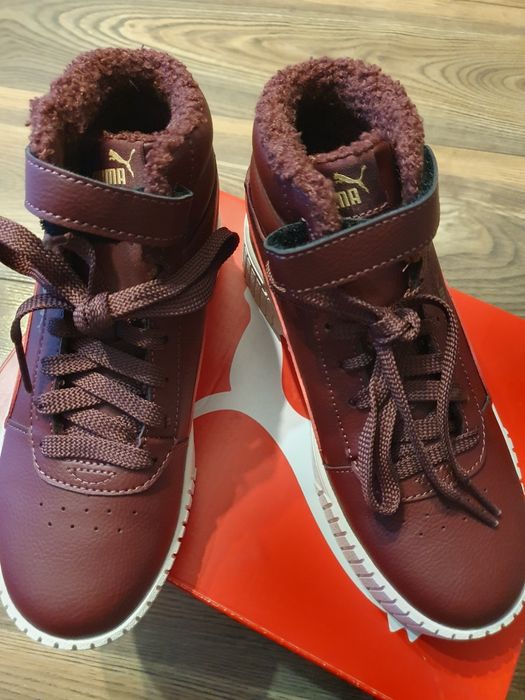 Sneakersy wysokie ocieplane r.35