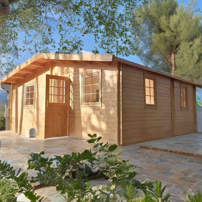CASA de Madeira BUNGALOW T2 de 35m2 Modelo ALBERCHE