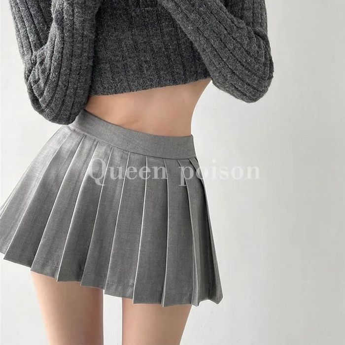 юбка в сером цвете с шортиками//спідниця сірого кольору з шортиками