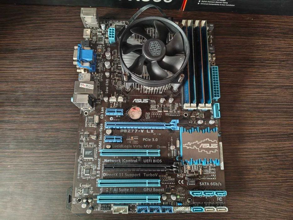 Комплект ASUS P8Z77-V LX + Xeon E3-1240 v2 + 16 ГБ RAM
