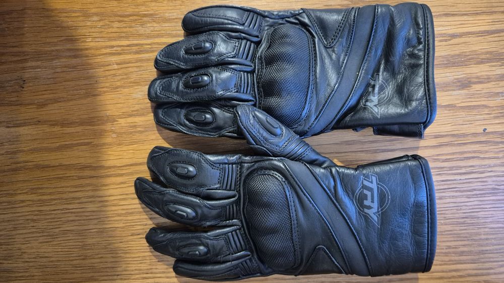 Luvas motard em pele - M