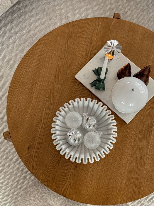 Nowy !Duży stolik dębowy fi 100cm x 40cm wys