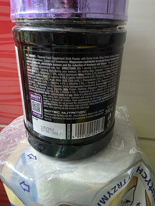 Scitec all aminos 340 g aminokwasy