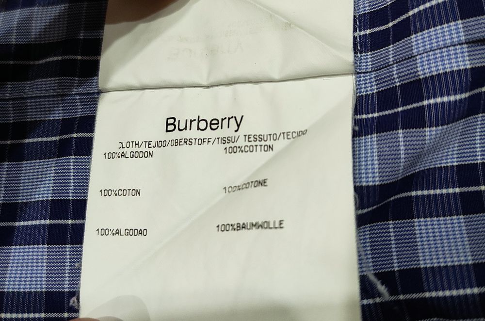 L-XL Burberry оригінальна чоловіча сорочка, рубашка