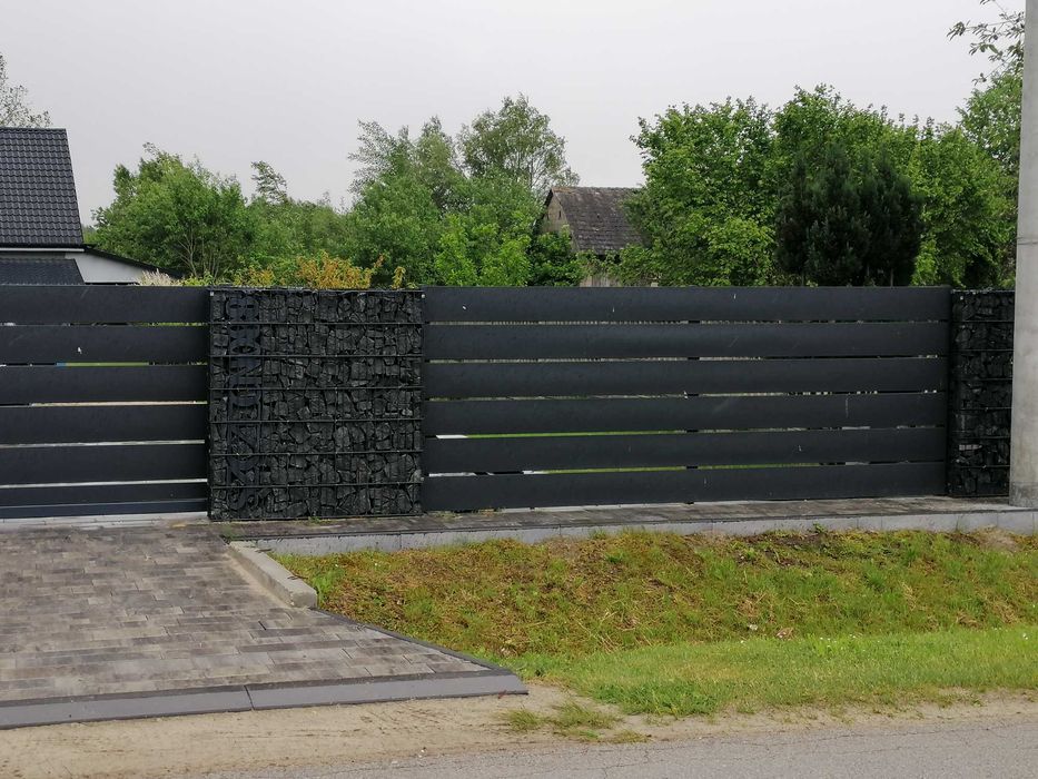 Panele sztachety Producent Brama przesuwna ogrodzeniowa nowoczesna