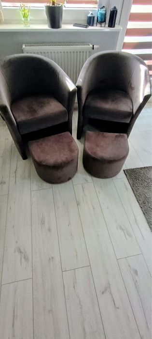 Komplet foteli kubelkowych do salonu