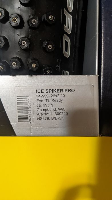 Покришка 26x2.10 Schwalbe ICE SPIKER PRO  Evo TL-Ready Folding ***