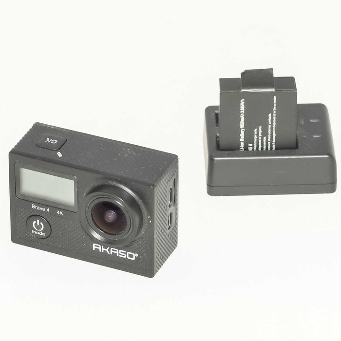 AKASO Brave 4 Action Camera 4K 20MP - Used, Fully Functional64752202243202122