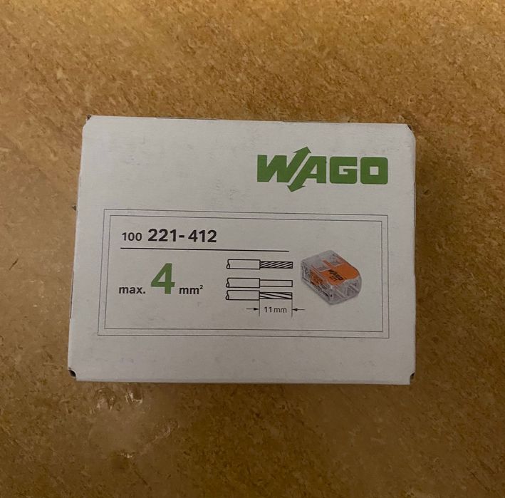 Szybkozłączka WAGO 7 opakowań  linka drut