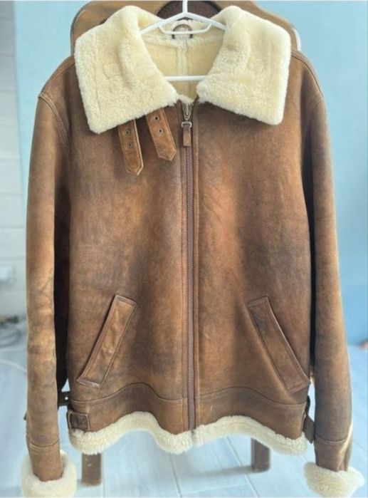 Чоловіча дубленка  пілот