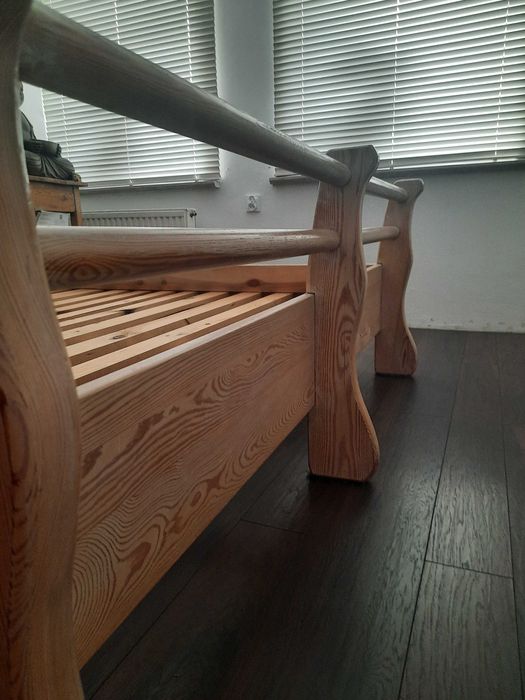 Rama łóżko drewno 160x200