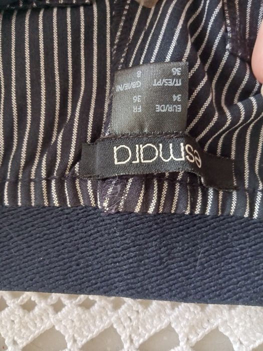 Calça azul formal  07