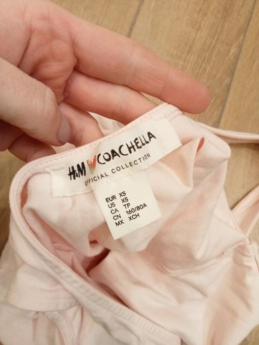 Body H&M r. XS róż