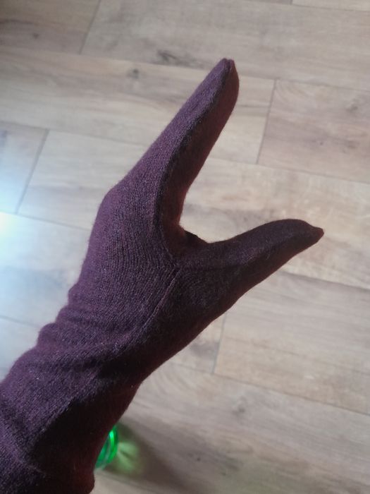 Rękawiczki wełniane plus opaska