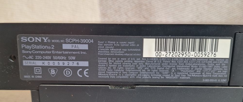 PlayStation 2 pal SCPH-39004 - Funcional