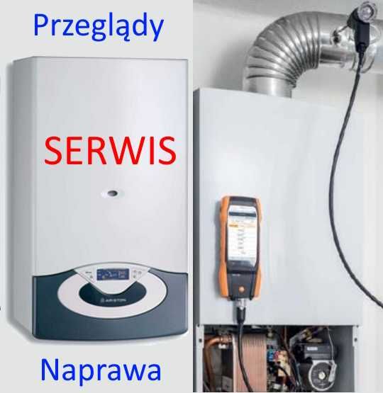 Serwis Przegląd pieca kotła gazowego Ariston, DeDietrich, Viessmann