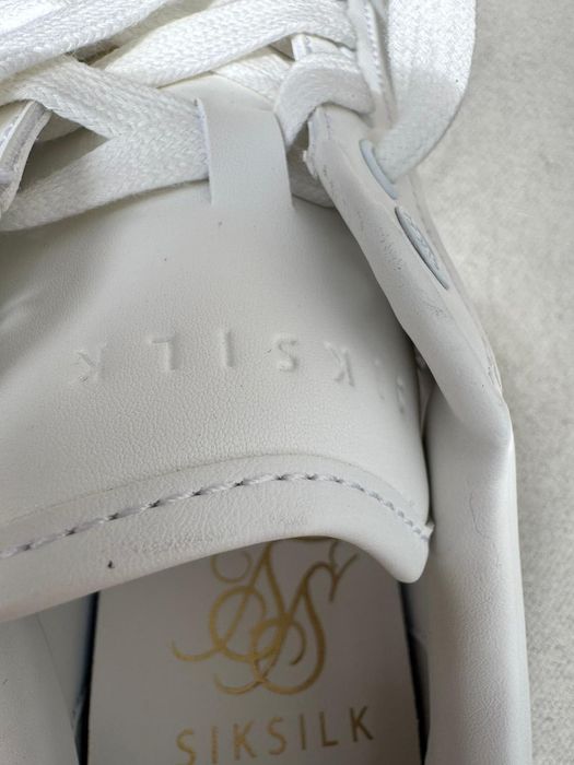 Nowe trampki sneakersy damskie SIKSILK białe pomarańczowe 40 2/3