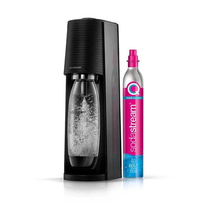 Máquina Carbonatadora De Água SODASTREAM Terra Preta (2 garrafas inc)