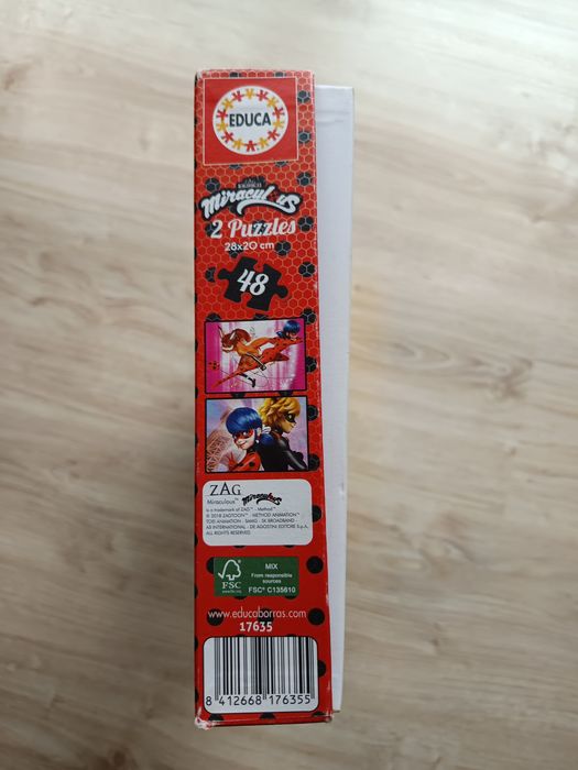Puzzles Educa Miraculous Ladybug