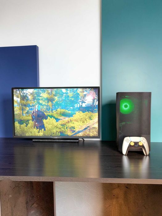 Domowa Konsola PC Bazzite Box | i5 | RX 5700 XT | + TV SHARP 32" + Pad PS5 | Gotowy zestaw!