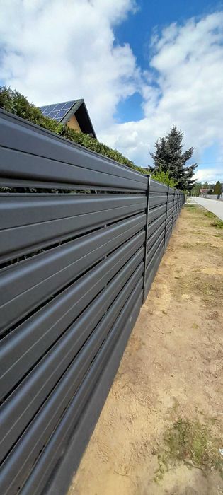Ogrodzenia ogrodzenie sztacheta metalowa palisadowe panelowe słupek