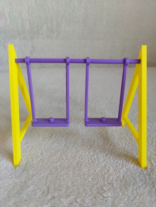 Podwójna huśtawka dla Bluey i Bingo plac zabaw mebelki - bez figurek