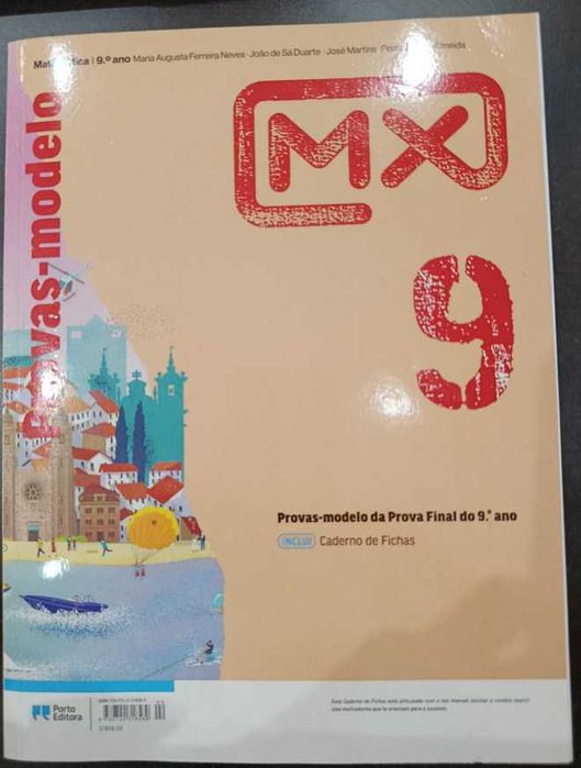 Livro de Fichas Matemática – 9.º Ano – Com Provas Modelo