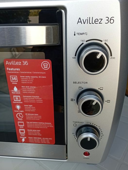 Forno eléctrico Haeger 36L 1500w