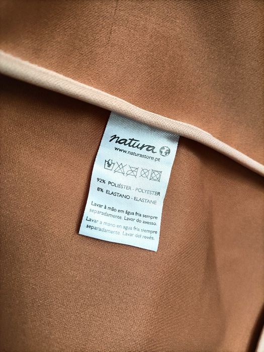 Casaco Comprido Salmão - Natura