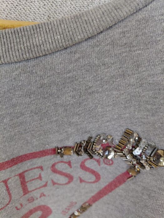 Szara bawełniana bluza Guess s