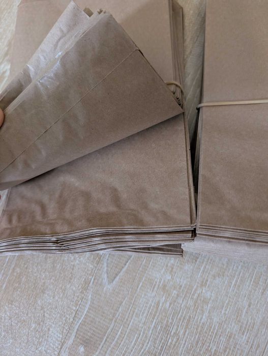 Sacos de papel Kraft com e sem asas