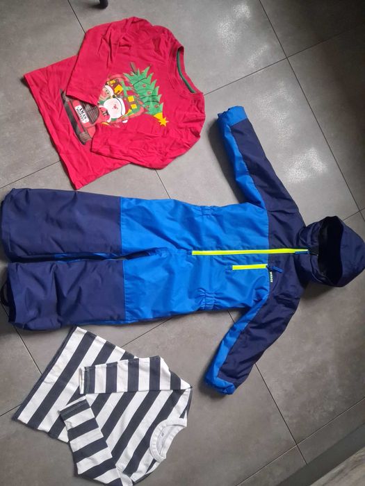 ubranka paka  zestaw kurtka 4f reserved  zara 4f hm hi-tec kombinezon