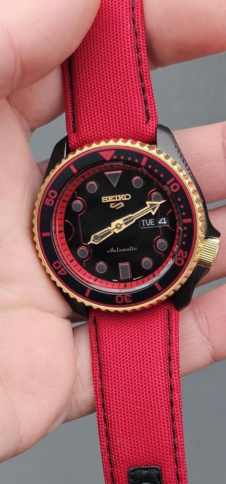 Годинник SEIKO 5 X street fighter v KEN limited edition SRPF20K1