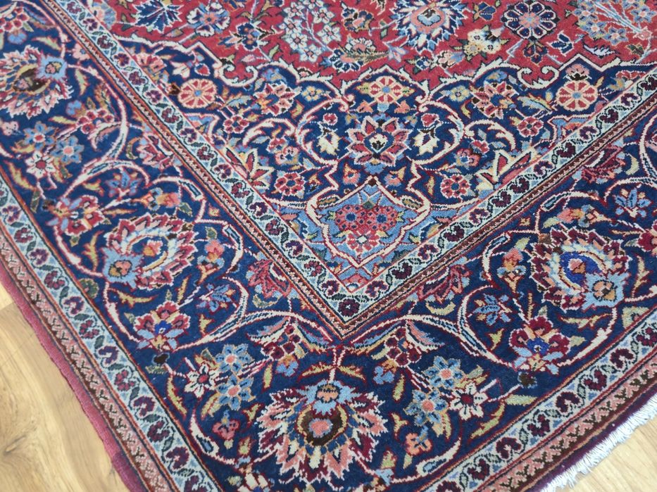 KASHAN oryginalny perski dywan ręcznie tkany 134x210 - 70lat