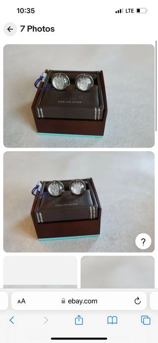 Срочно.Запонки Tateossian. Эксклюзив. Стерлинговое серебро. С черепами