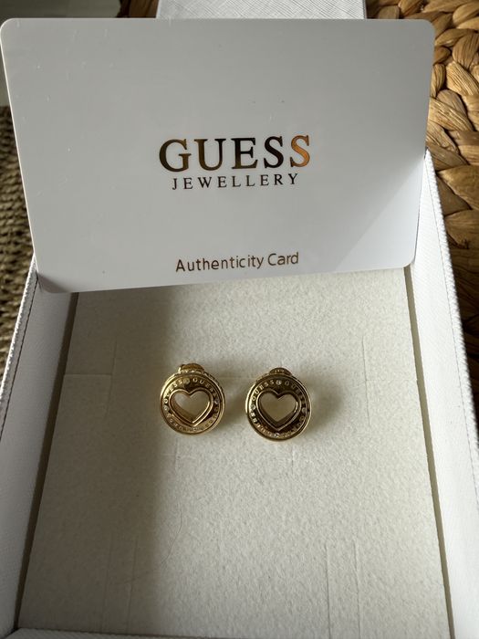 Kolczyki guess rolling heart