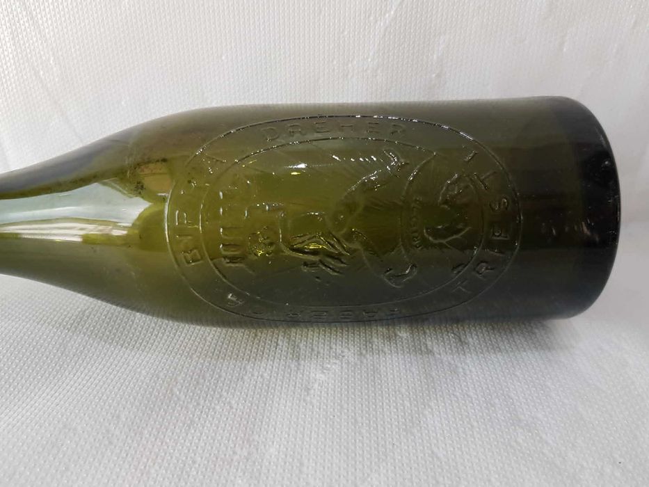 Kolekcjonerska butelka po piwie Fabbrica Birra Dreher Trieste