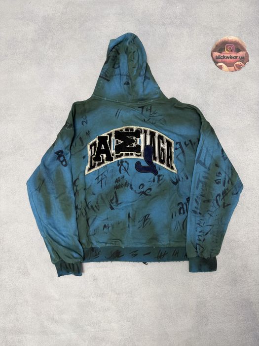 зип худи Balenciaga Skater zip up blue M L vetements rick owens