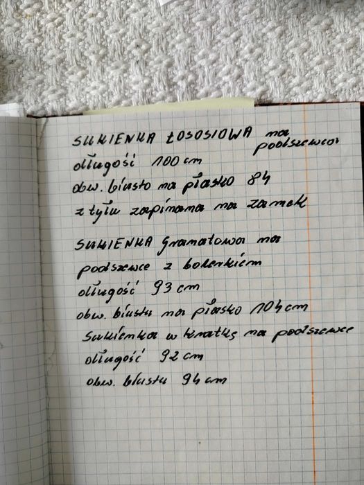 Sprzedam spodnium kupione w UK oraz sukienki